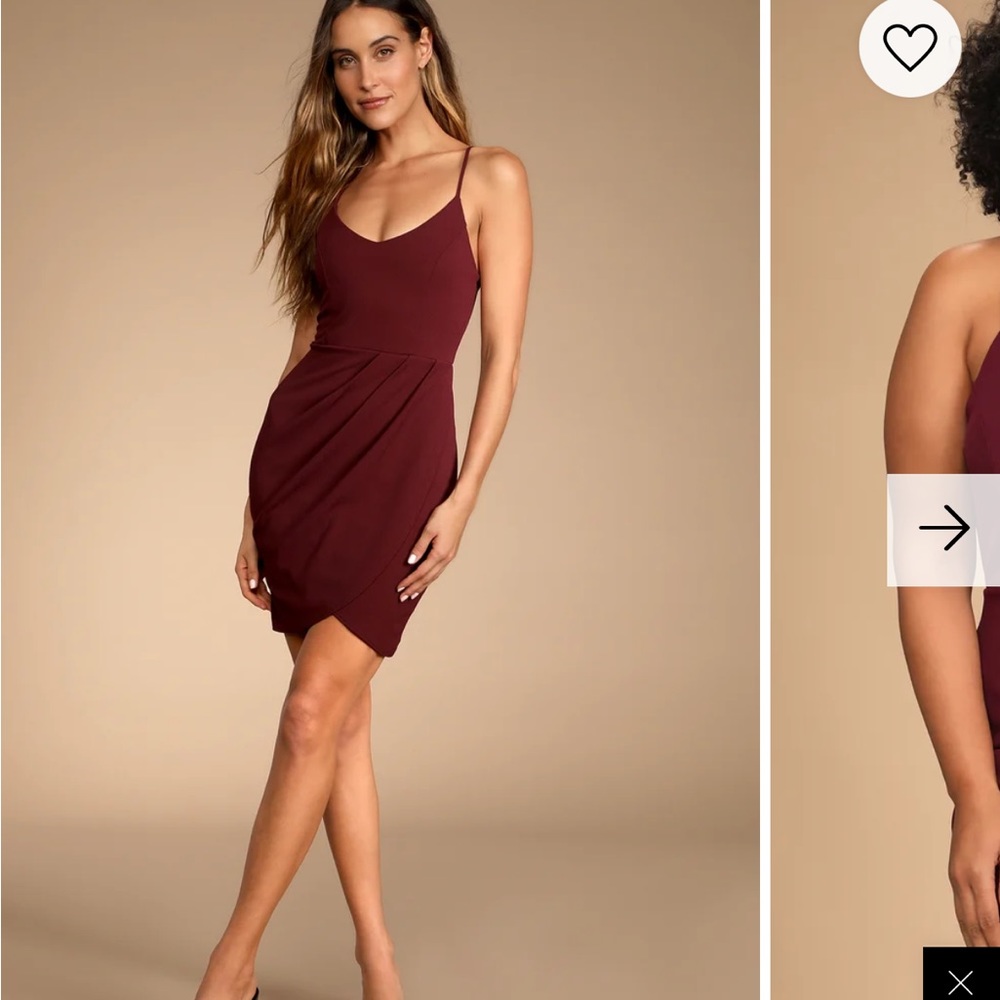 Lulus forever your girl plum purple bodycon dress